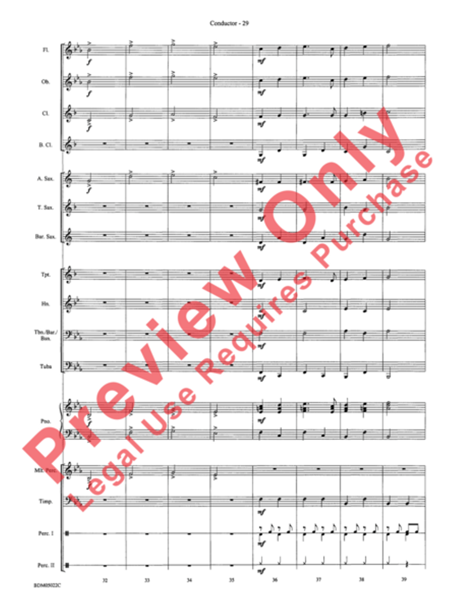 Belwin Beginning Band Kit #1 Concert Band scores gallery preview page 32