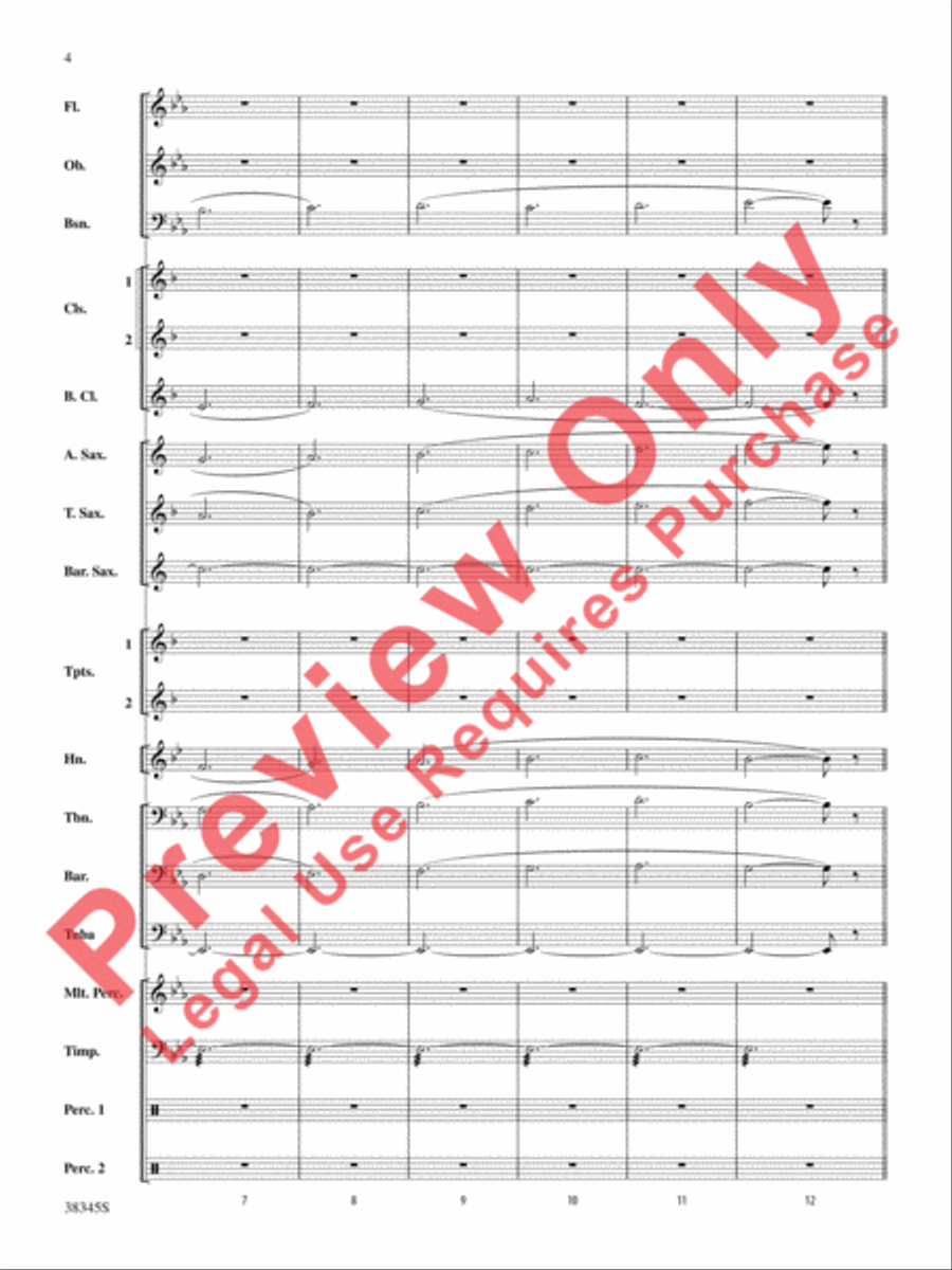 Grand Canyon Suite, Themes from Concert Band scores gallery preview page 5