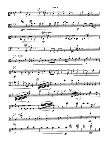 Cole Porter (Classic String Quartets): Viola