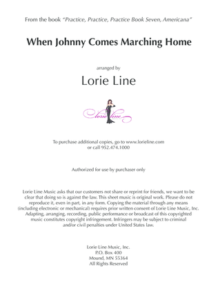 Book cover for When Johnny Comes Marching Home