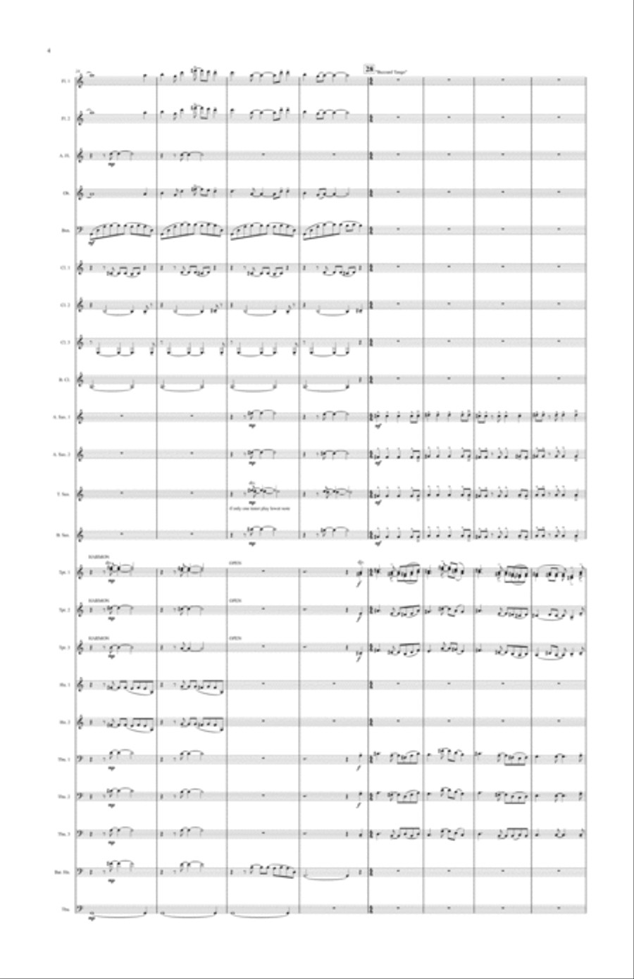 Buzzards In Love Jazz Ensemble scores gallery preview page 4