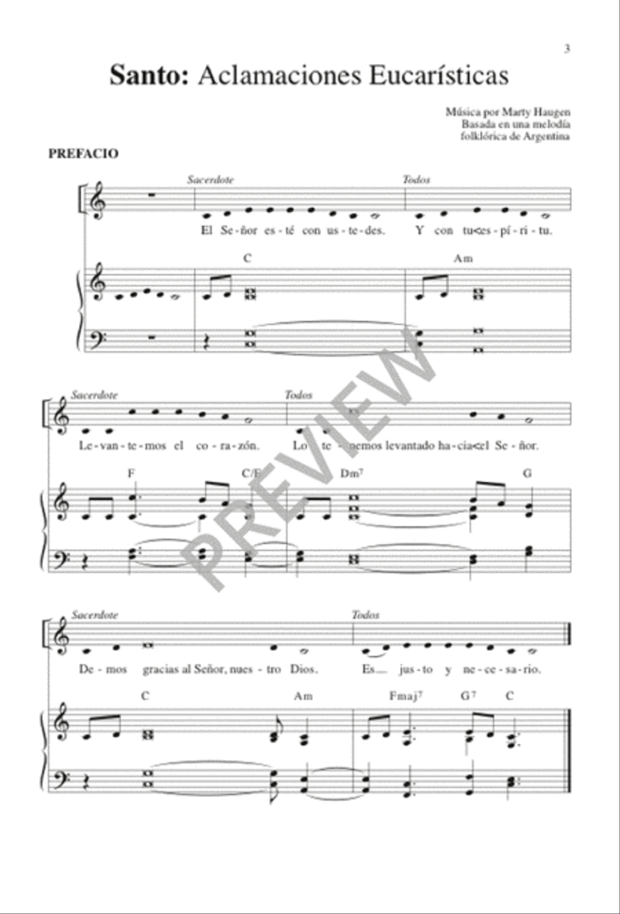 Santo Santo 2-Part scores gallery preview page 3