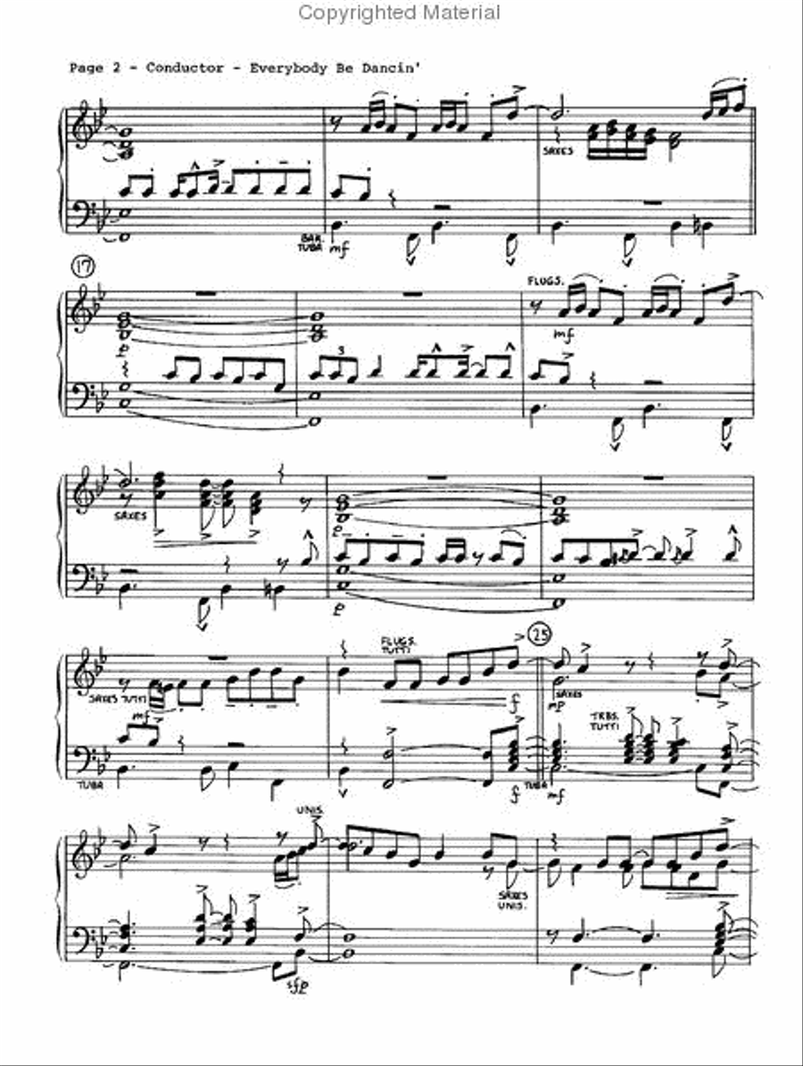 Everybody Be Dancin' Jazz Ensemble scores gallery preview page 3