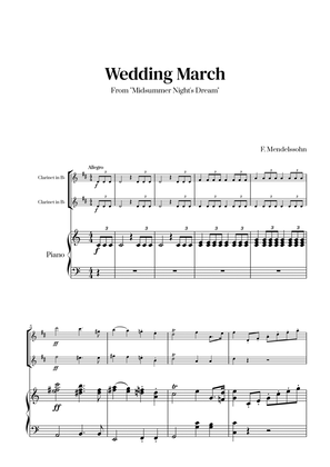Felix Mendelssohn - Wedding March (C major) (for Clarinet Duet)
