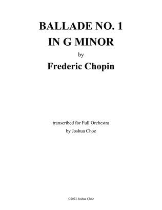 Book cover for Ballade No. 1 in g minor