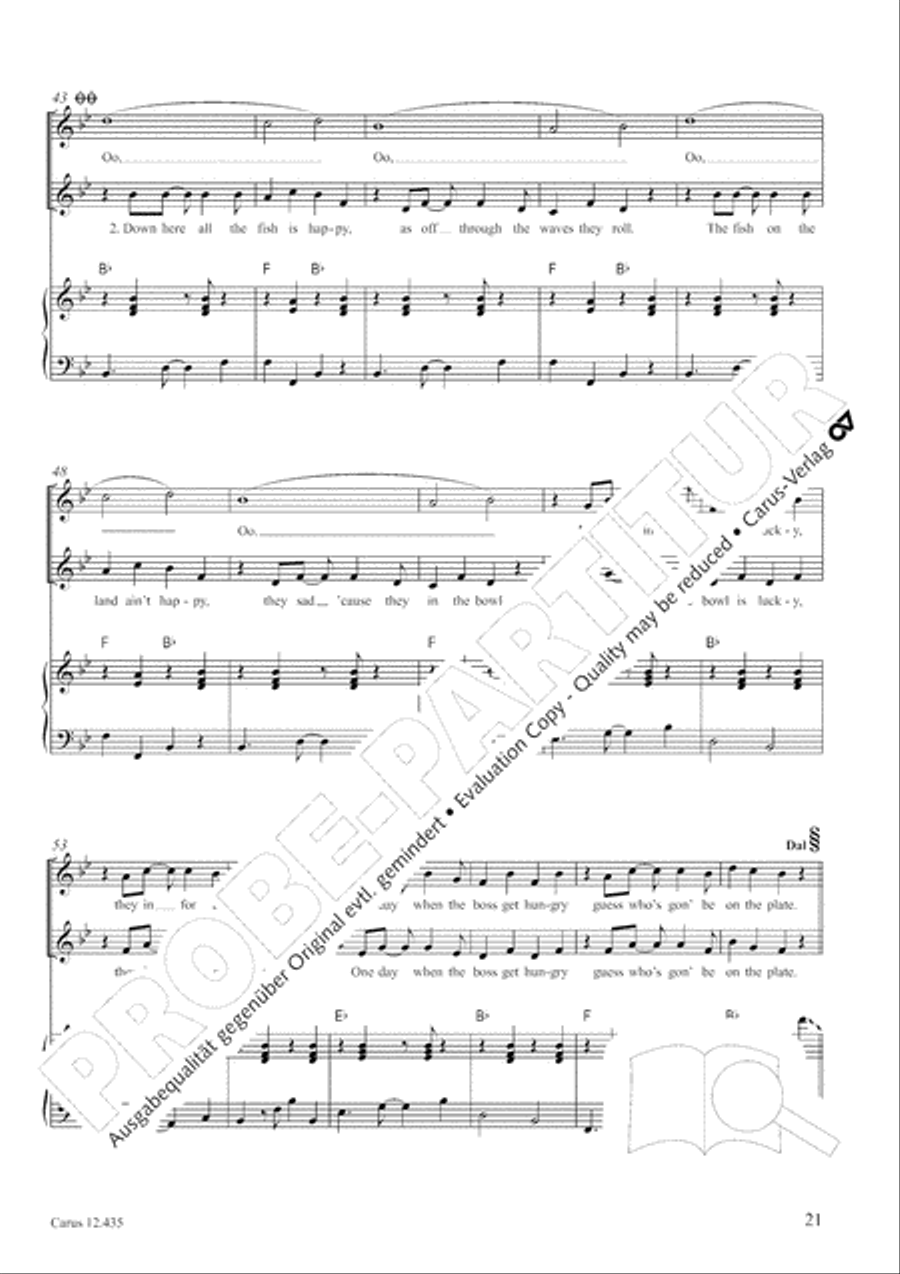 Songs from Disney films (Mary Poppins / The little Mermaid / Tangled). chorissimo! MOVIE vol. 3 Choir scores gallery preview page 22