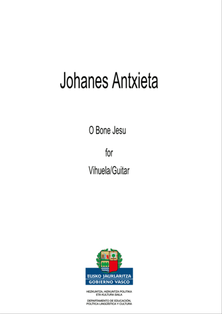 O Bone Jesu Acoustic Guitar scores gallery preview page 1