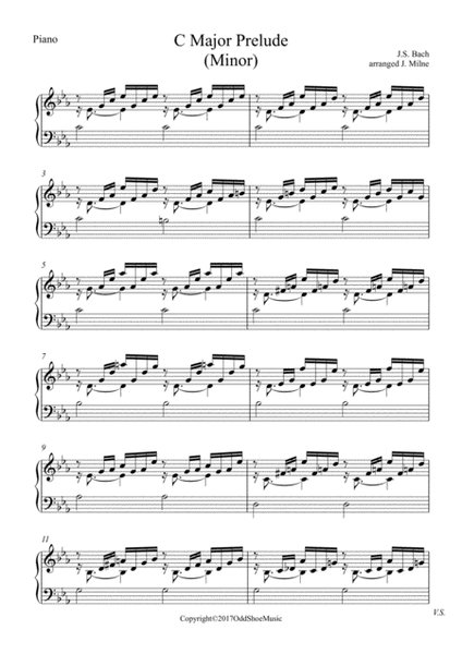 C Major Prelude (in C minor) for piano image number null