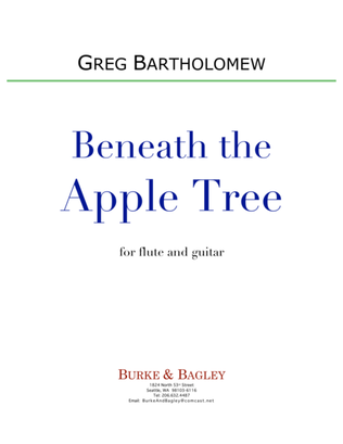 Book cover for Beneath the Apple Tree (flute & guitar)