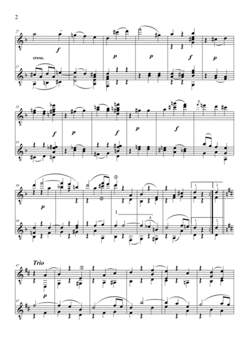 Menuet from String Quintet KV 516 for Guitar Duet