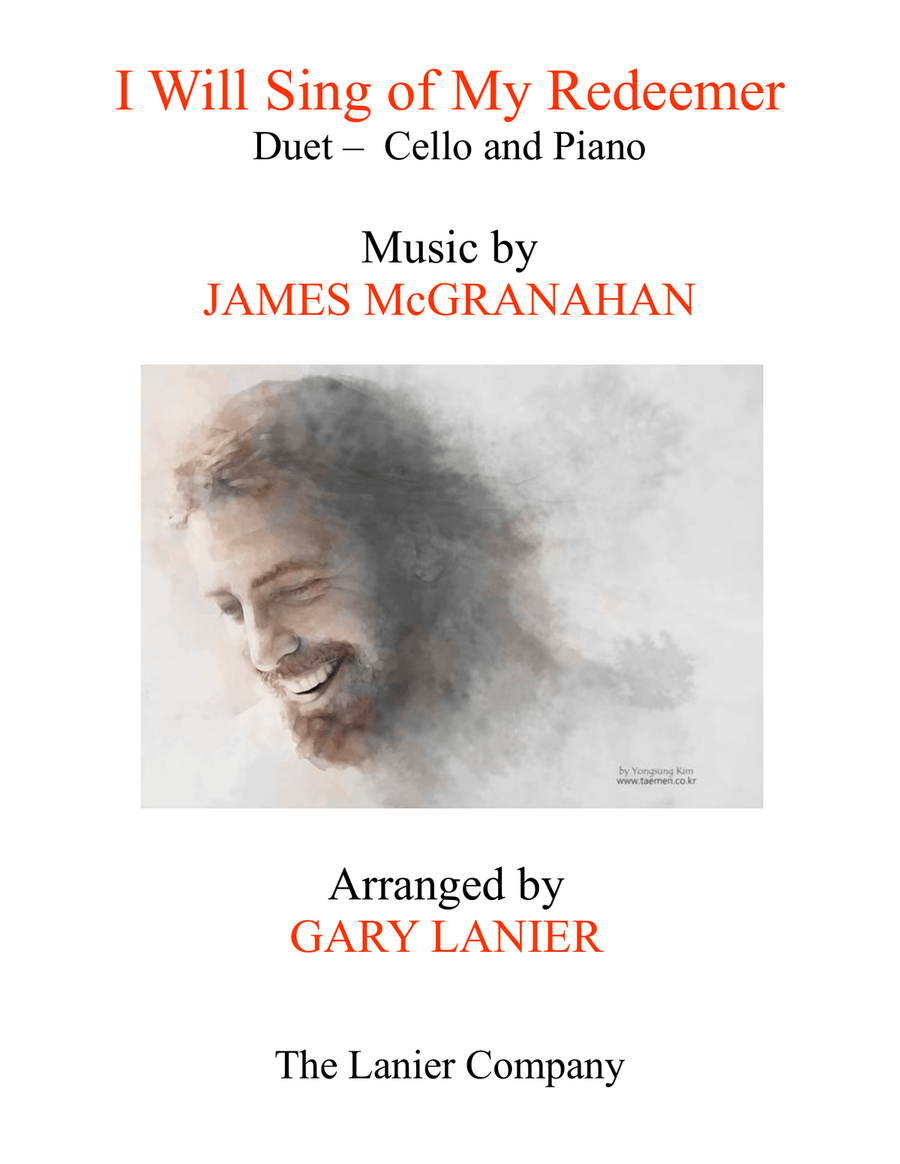 I WILL SING OF MY REDEEMER (Duet – Cello & Piano with Score/Part) Piano scores gallery preview page 1