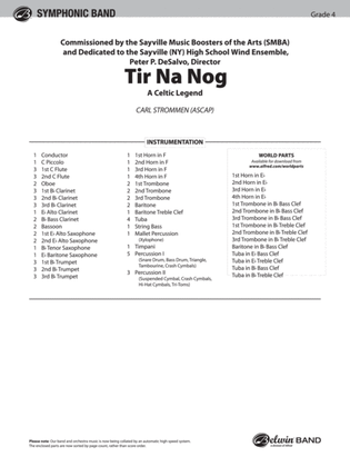 Tir Na Nog (A Celtic Legend): Score