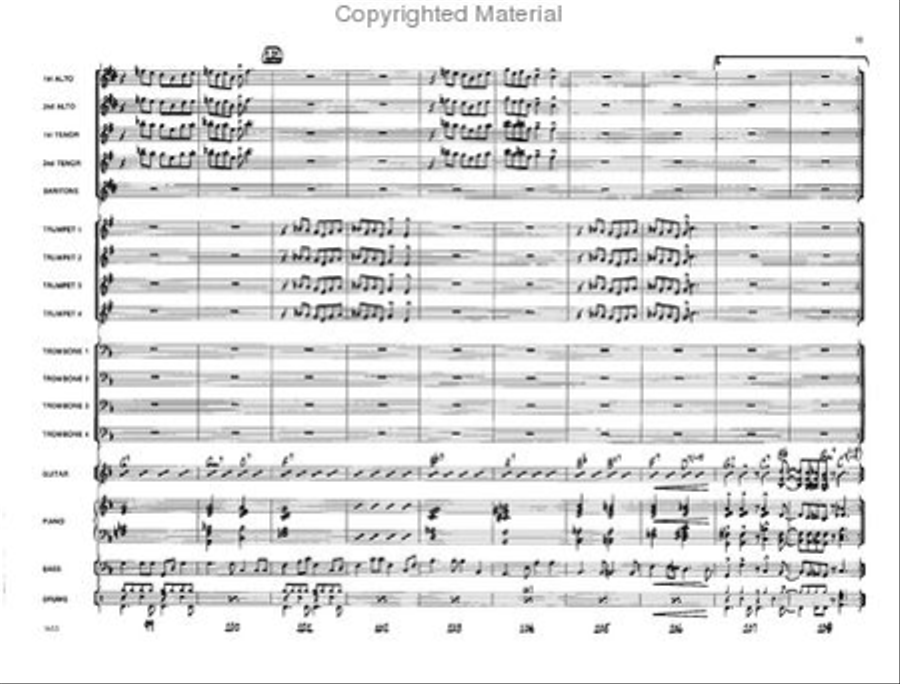 Chops, Don't Fail Me Now Jazz Ensemble scores gallery preview page 14