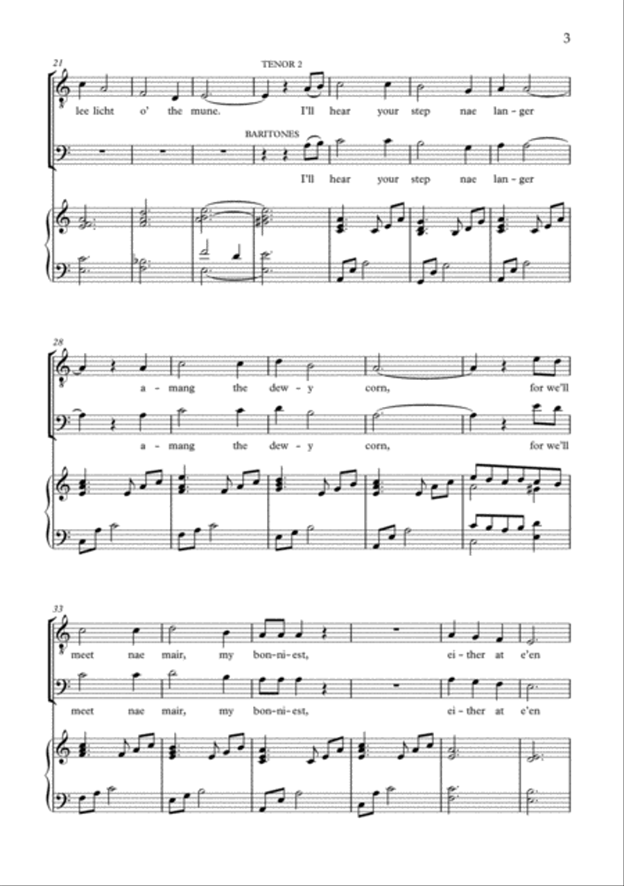 Durisdeer - TTBB and piano TTBB scores gallery preview page 2