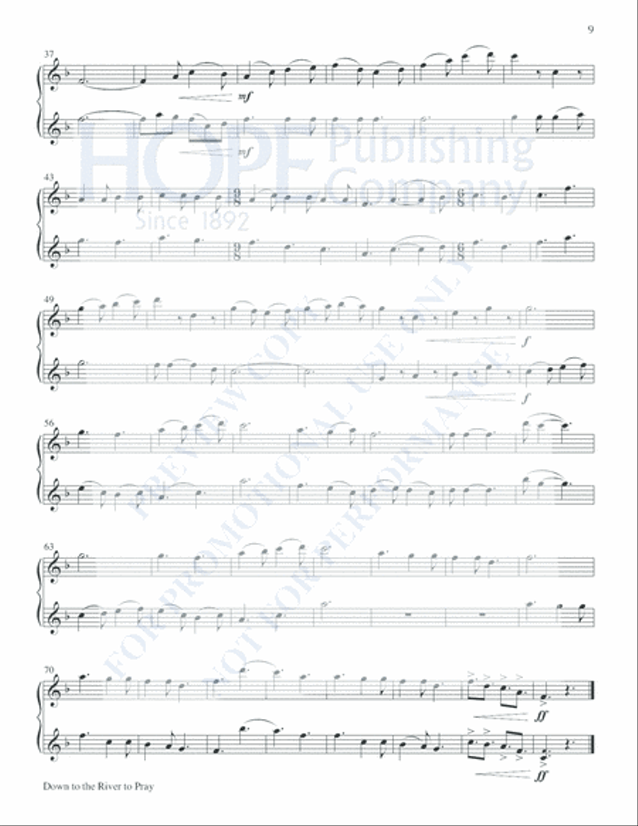 Soaring Spirits Flute Duet scores gallery preview page 14