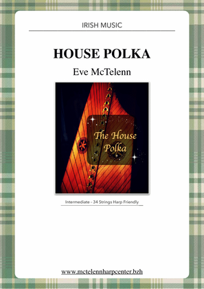 The House polka - irish Jig - intermediate & 34 String Harp | McTelenn Harp Center