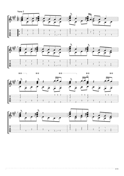 Billie Jean (Solo Guitar Tablature) image number null