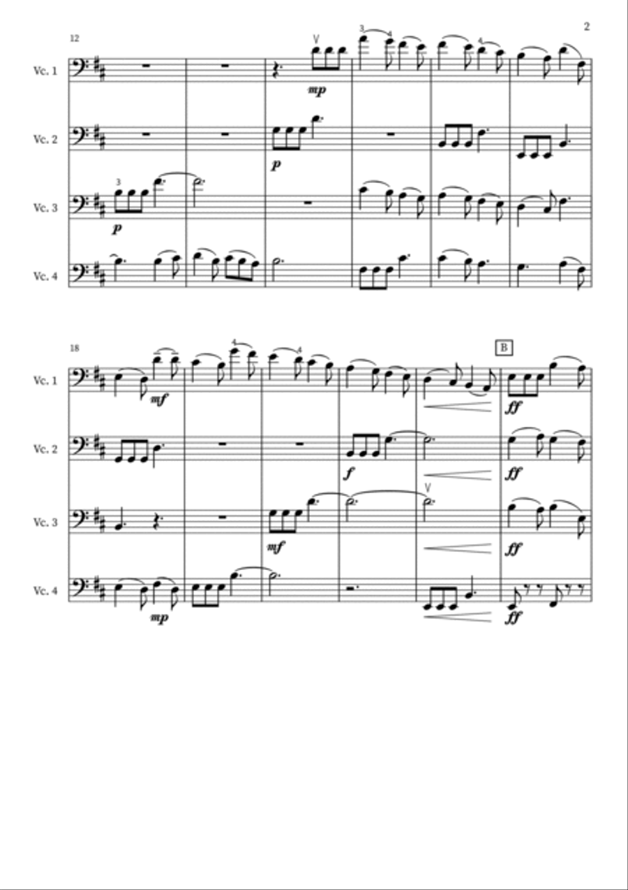 A Moorside Suite School and Community scores gallery preview page 2