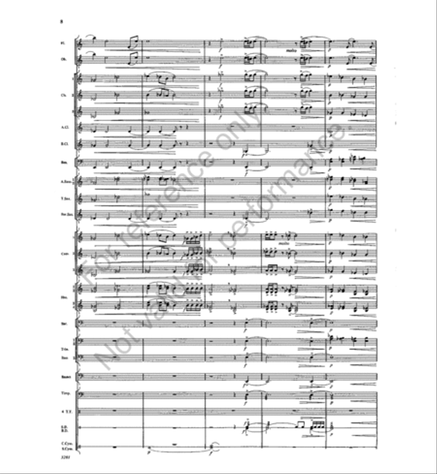 Symphonic Celebration and Dance Concert Band scores gallery preview page 7