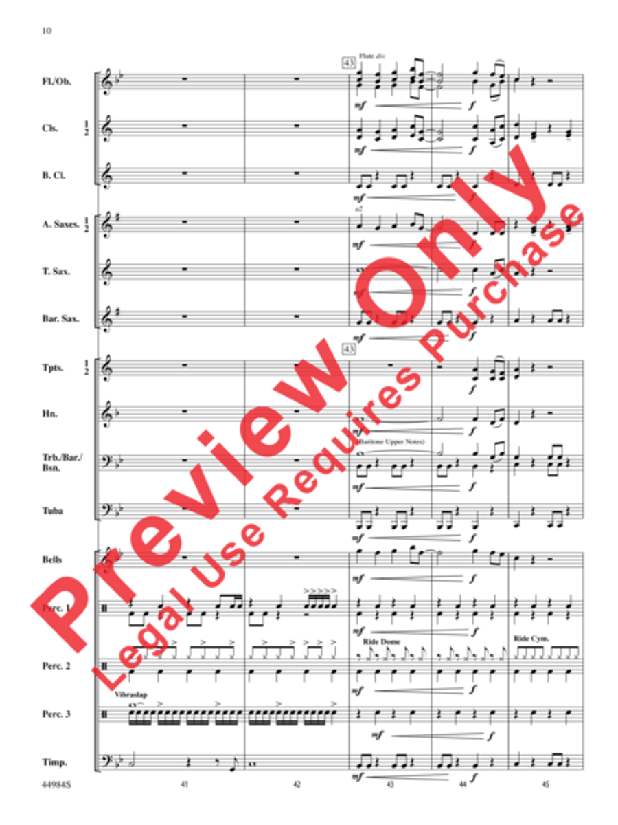 Power Surge Power Surge Concert Band scores gallery preview page 11