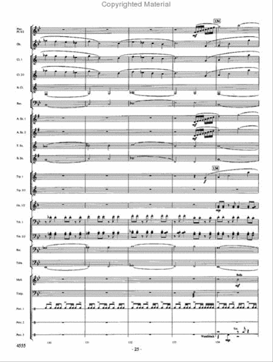 Beyond the Higher Skies Concert Band scores gallery preview page 24