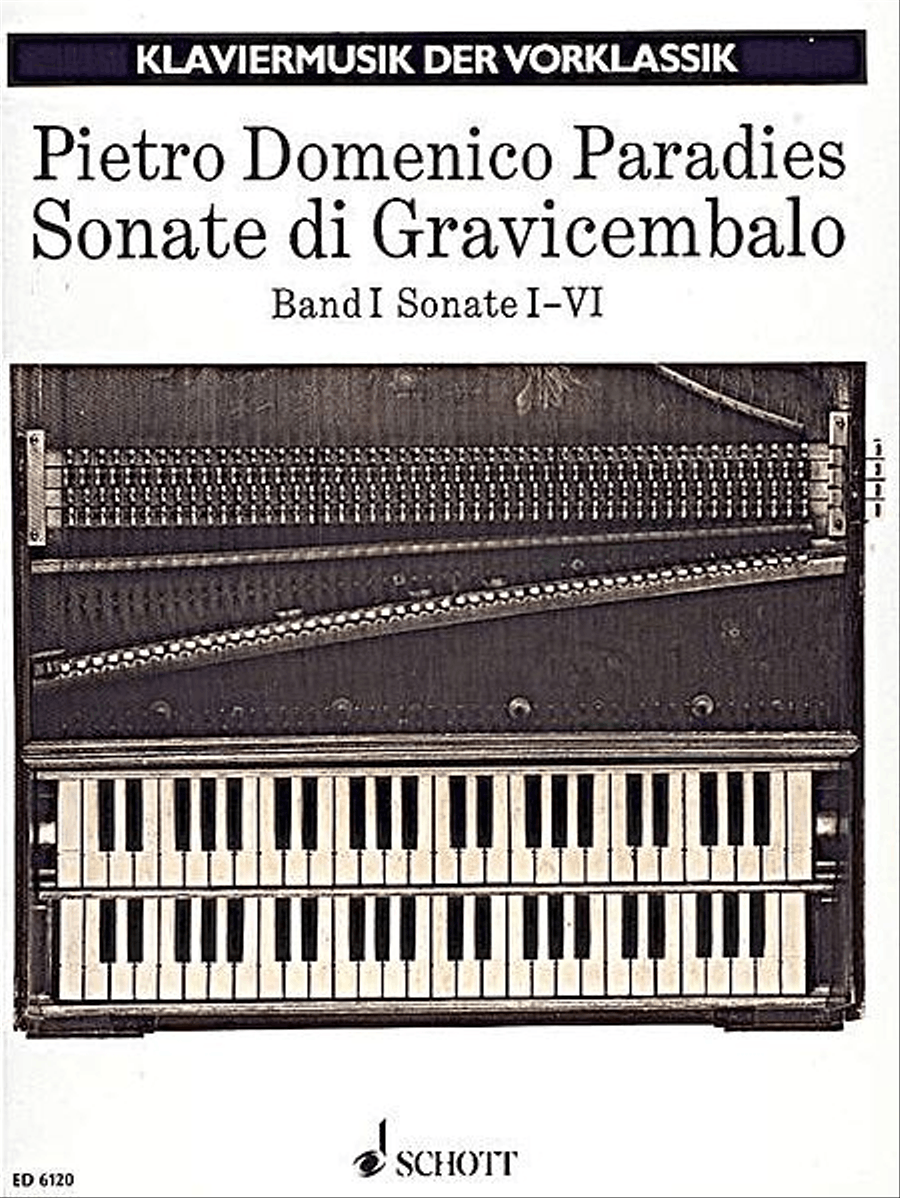 Sonatas 1-6 Harpsichord scores gallery preview page 1