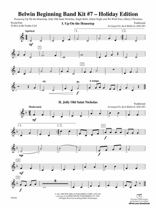 Belwin Beginning Band Kit #7: (wp) B-flat Tuba T.C.