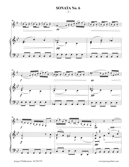 Vivaldi: Sonata No. 6 for Alto Clarinet & Piano image number null