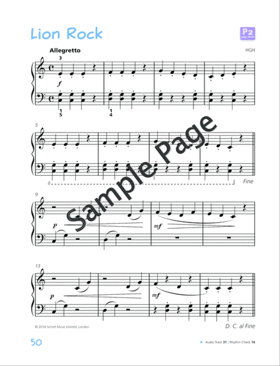 Piano Junior: Lesson Book 2 Piano Method scores gallery preview page 51