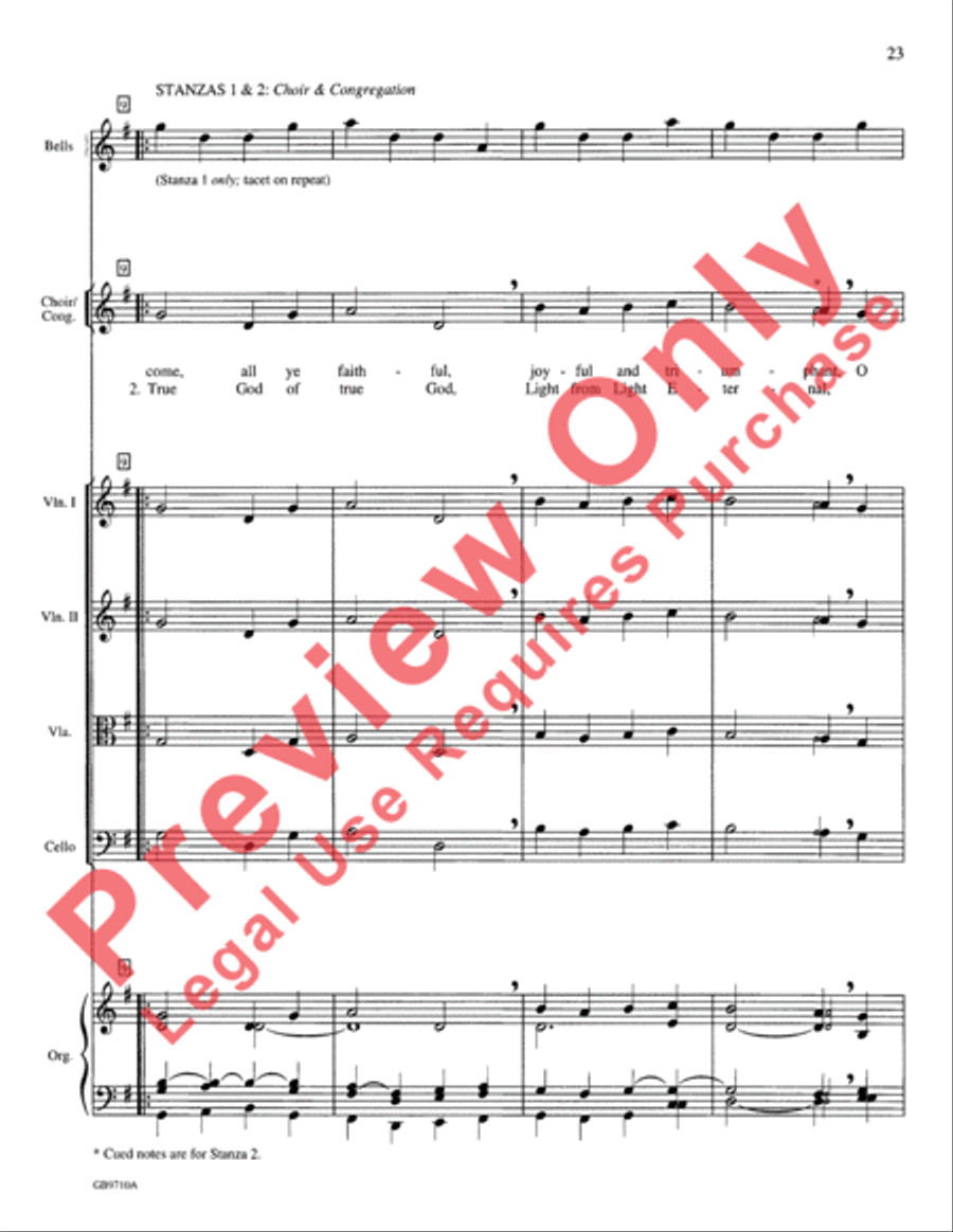 A Festival of Lessons and Carols Choir scores gallery preview page 24