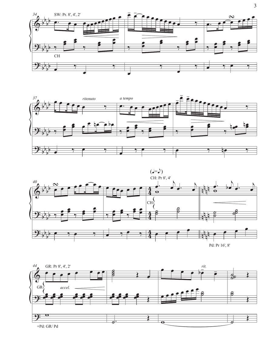Hommage à Haydn Organ Solo scores gallery preview page 6