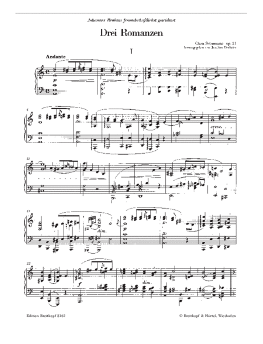 3 Romances Op. 21 Piano Solo scores gallery preview page 2