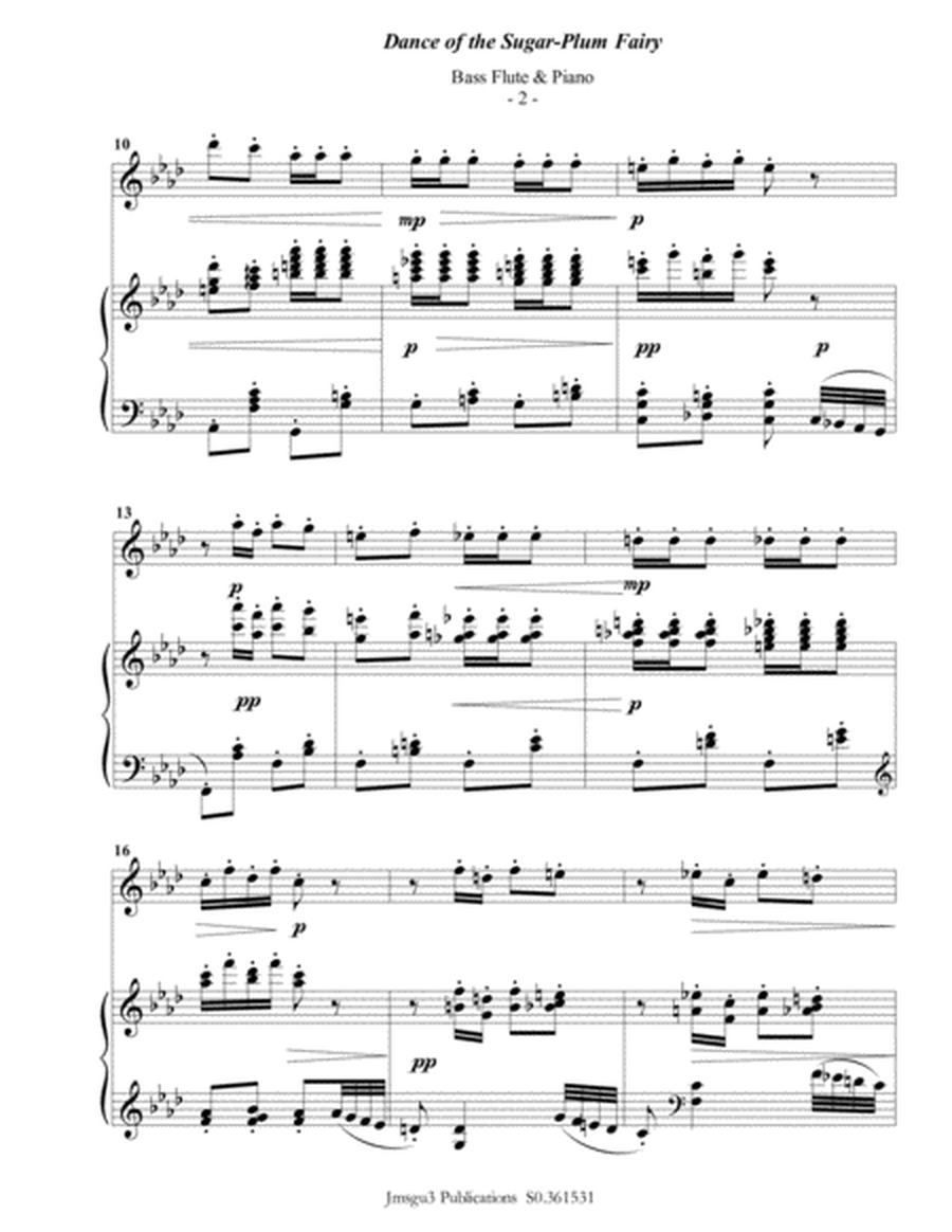 Tchaikovsky: Dance of the Sugar-Plum Fairy from Nutcracker Suite for Bass Flute & Piano image number null