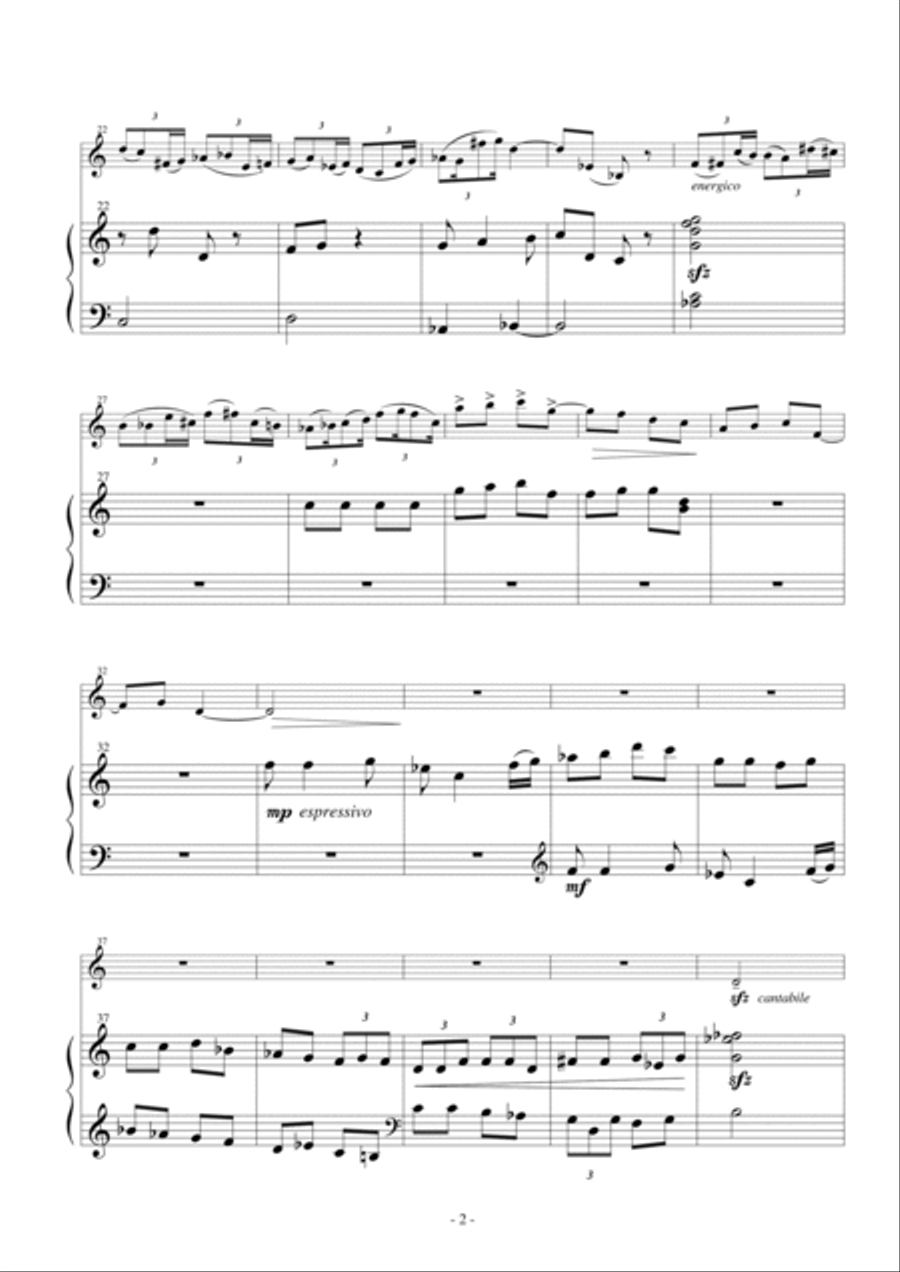 Paisajes y horizontes Piano scores gallery preview page 3