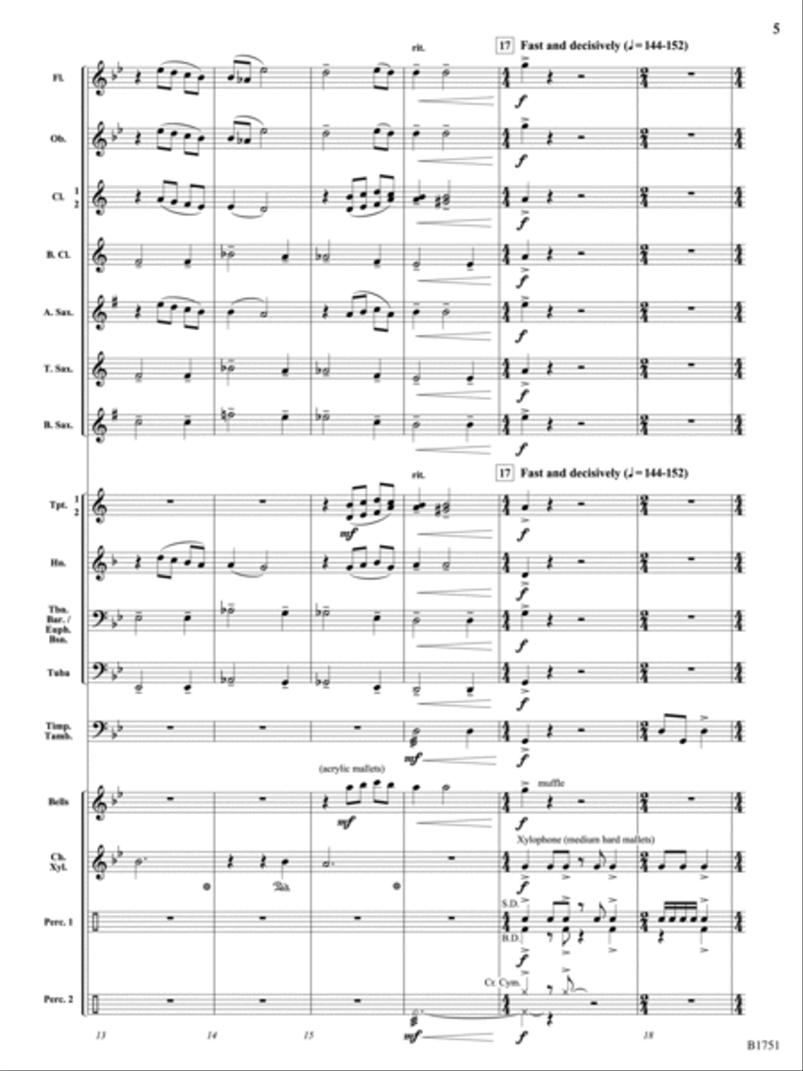 Land of Enchantment: Score Concert Band scores gallery preview page 5