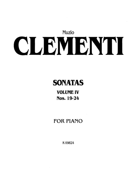 Piano Sonatas, Volume 4