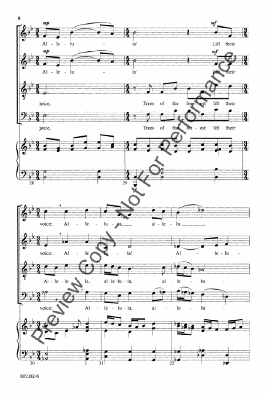 Creation Sings Creation Sings 4-Part scores gallery preview page 7