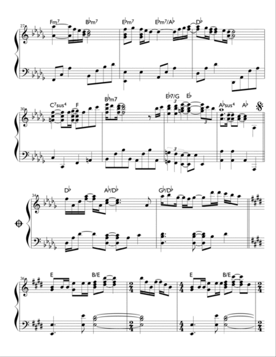 Land Of The Loving Land Of The Loving Piano Solo scores gallery preview page 3