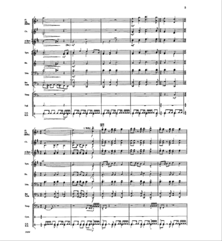 Abington Ridge Concert Band scores gallery preview page 4