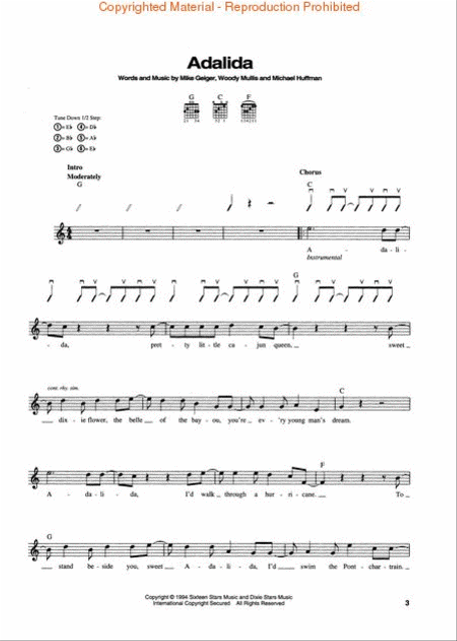 The Best of George Strait Electric Guitar scores gallery preview page 2