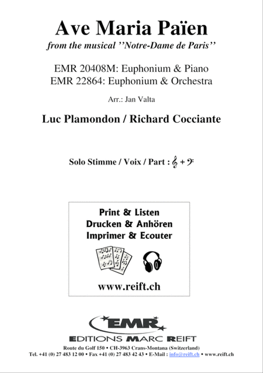 Ave Maria Ave Maria Euphonium scores gallery preview page 2