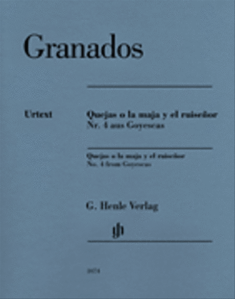 Quejas O La Maja Y El Ruisenor Piano Solo scores gallery preview page 1