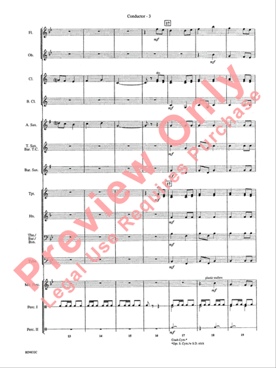 Freedom's March Concert Band scores gallery preview page 6