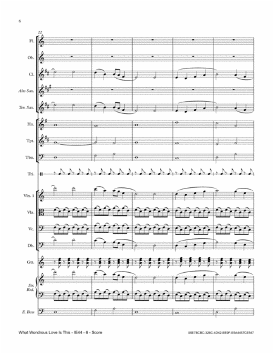 What Wondrous Love Is This Full Orchestra scores gallery preview page 6