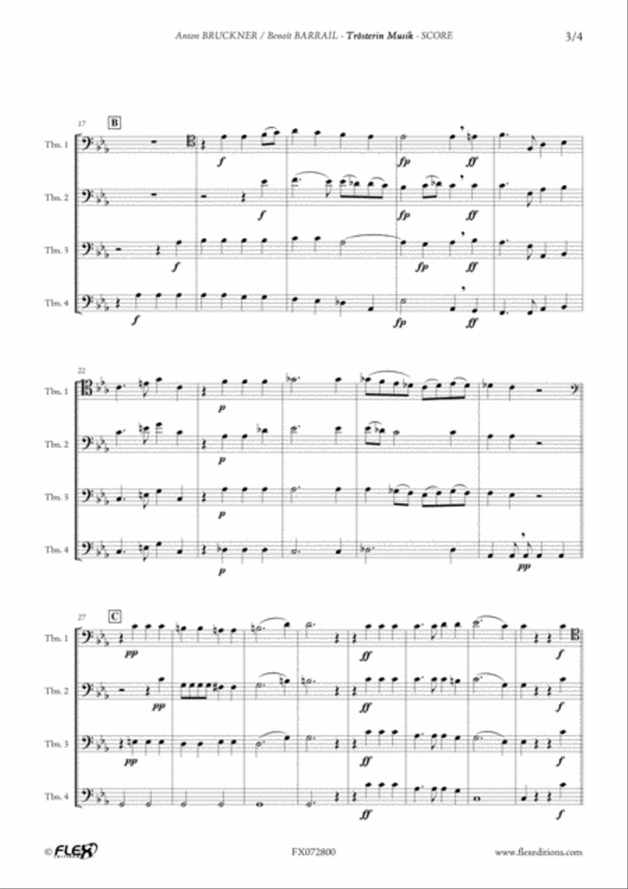 Trosterin Musik Trosterin Musik Trombone Quartet scores gallery preview page 3