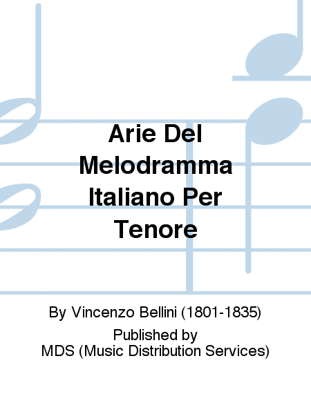 Arie Del Melodramma Italiano Per Tenore