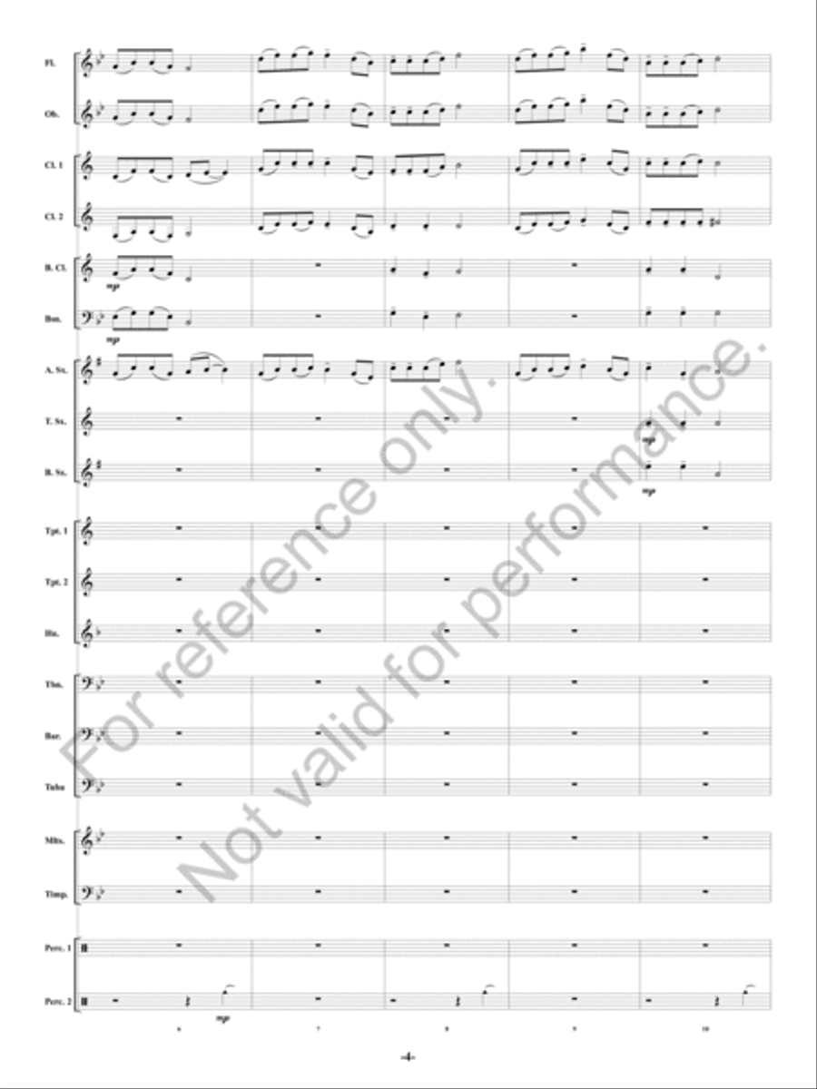 Tornado Alley Tornado Alley Concert Band scores gallery preview page 5