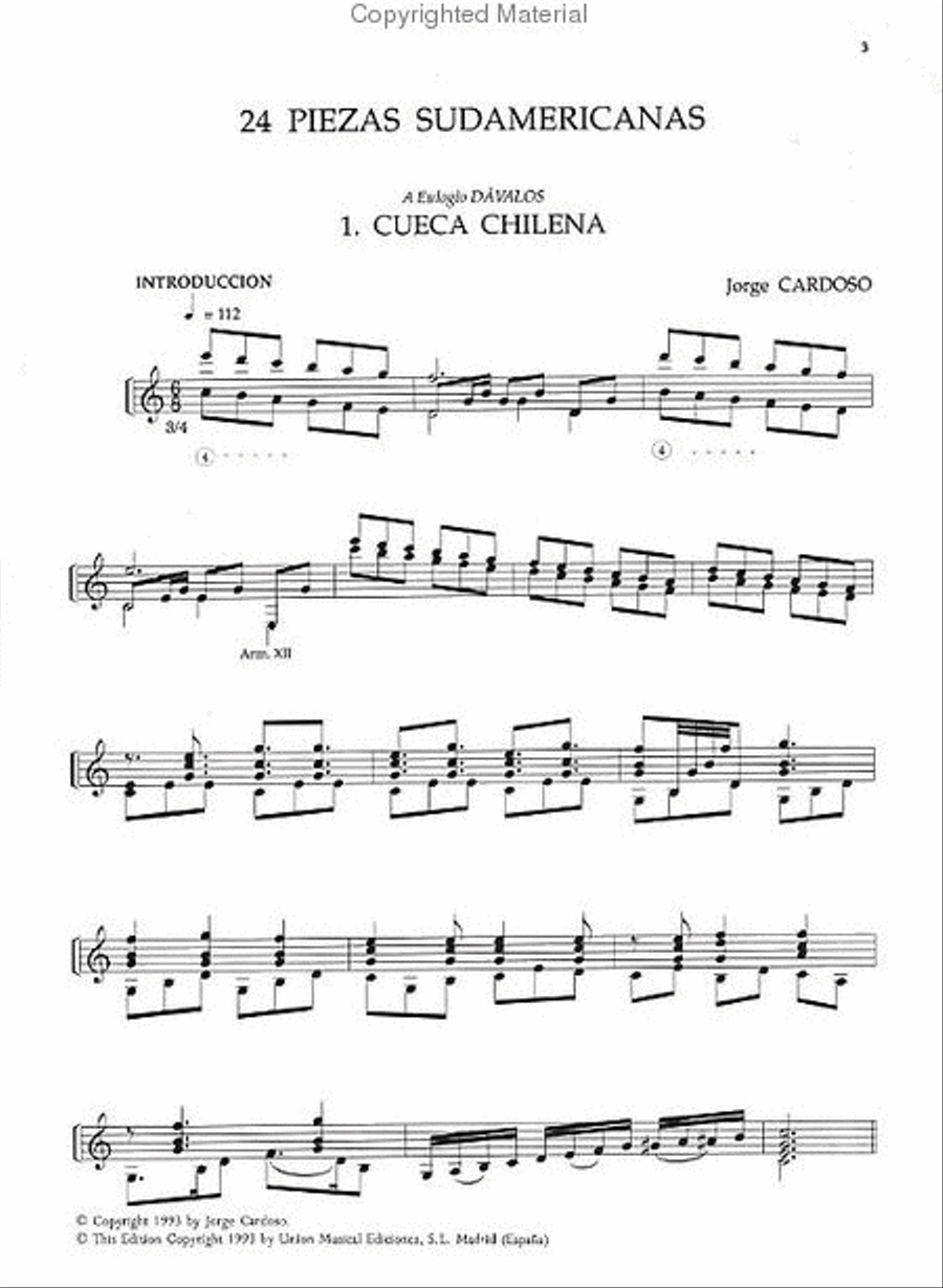 24 Piezas Sudamericanas Acoustic Guitar scores gallery preview page 2
