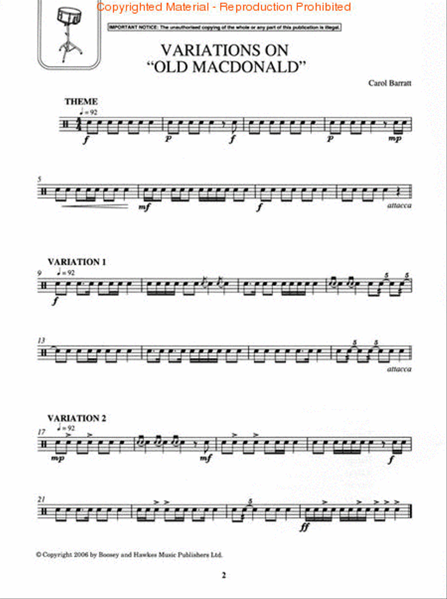 Bravo! Percussion Bravo! Percussion Percussion scores gallery preview page 2