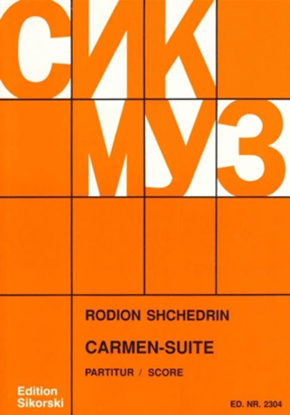 Carmen Suite by Georges Bizet Orchestra - Sheet Music